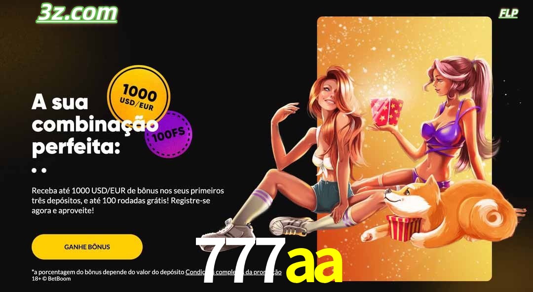 777aa cassino online Brasil com promoção especial de depósito e jackpots