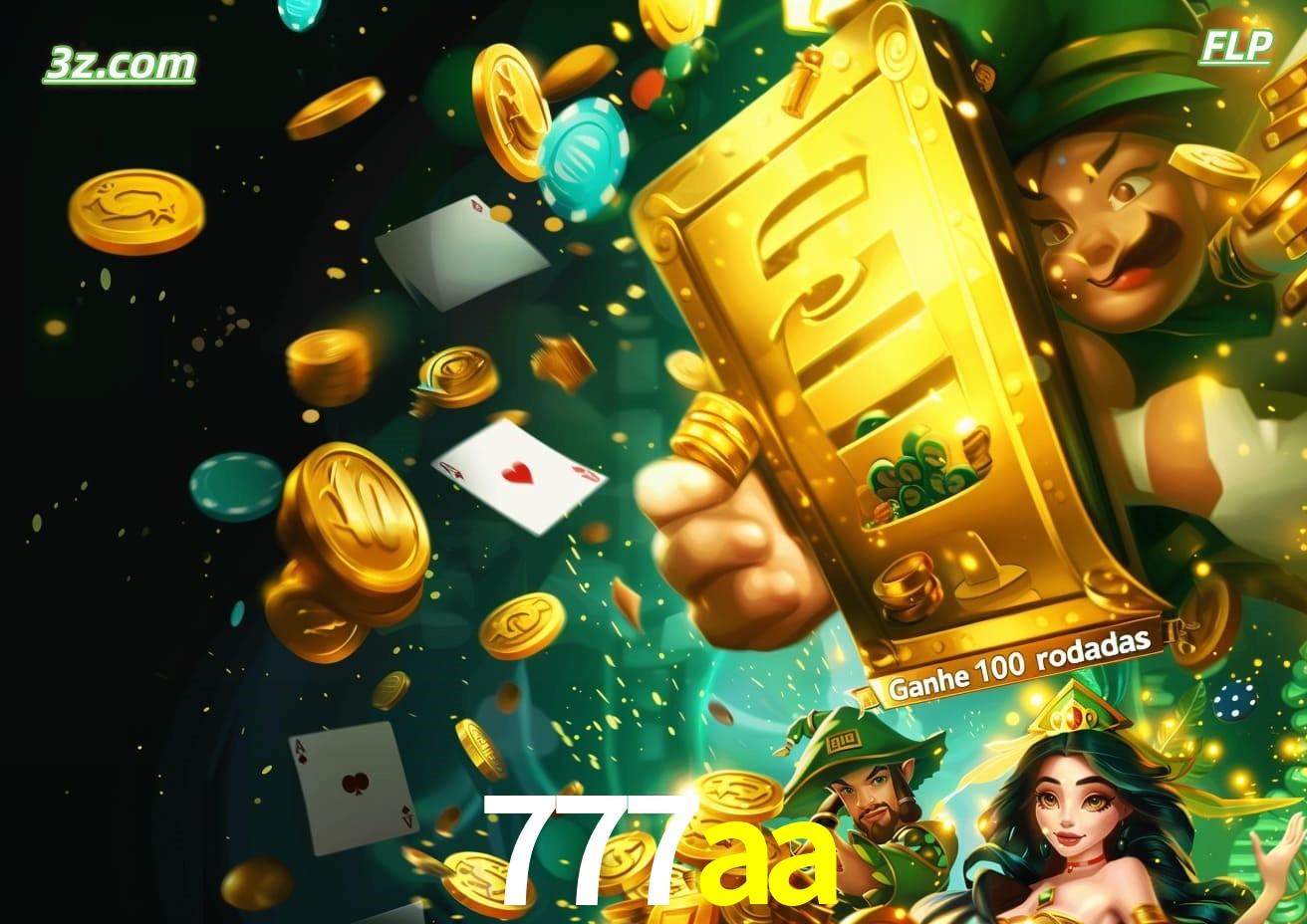 Cassino online 777aa Brasil com caça-níqueis e bônus de 100 rodadas grátis